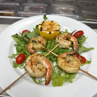 Lemon & herbs Shrimp Skewers