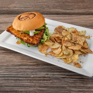 Coastal Elegance Fish Sandwich